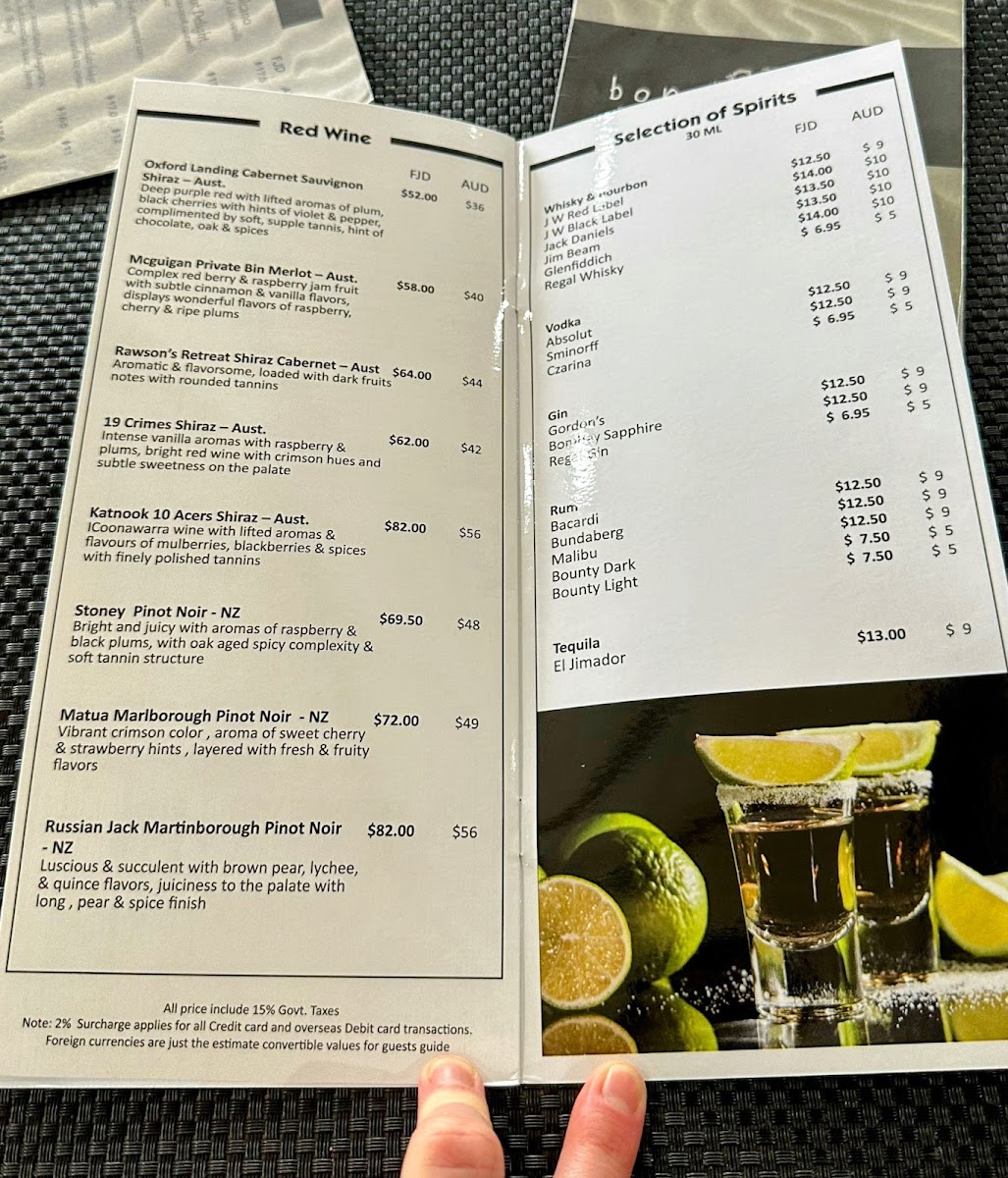Menu Bonefish Seafood Restaurant-7