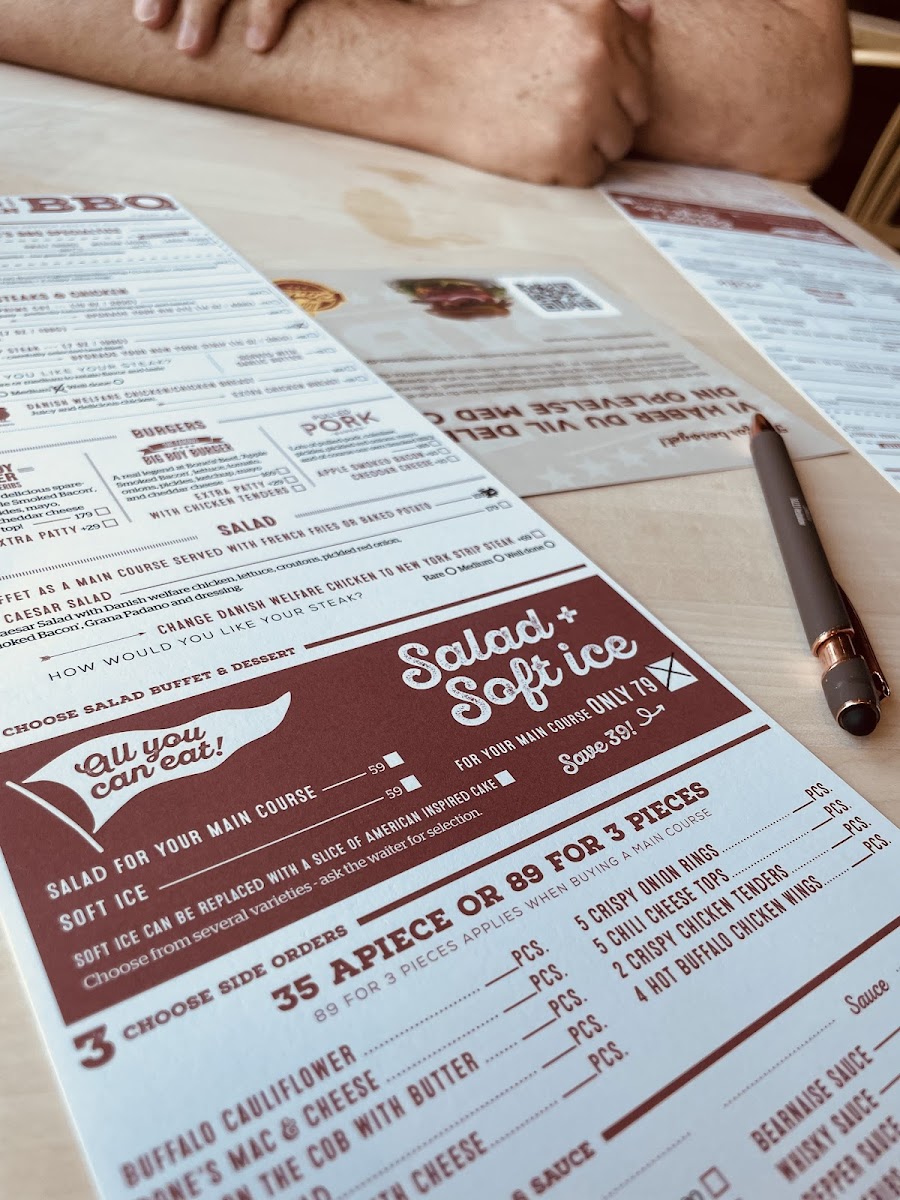 Menu Bone's Sønderborg-5