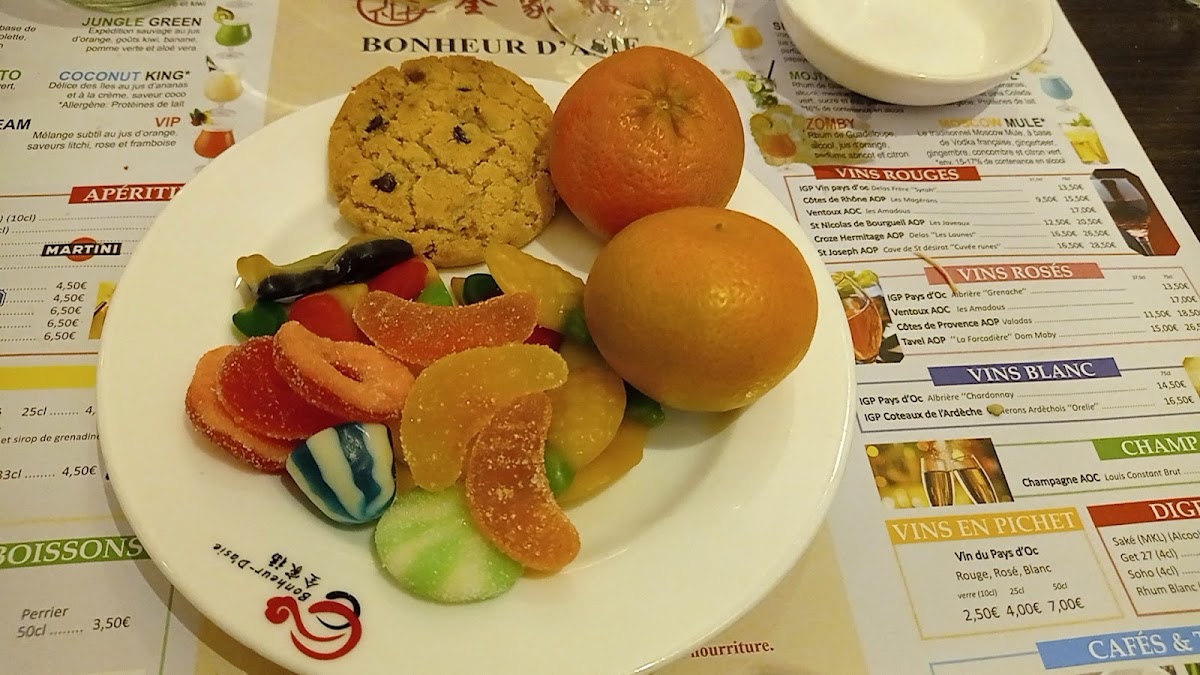 Menu Bonheur D'asie-9