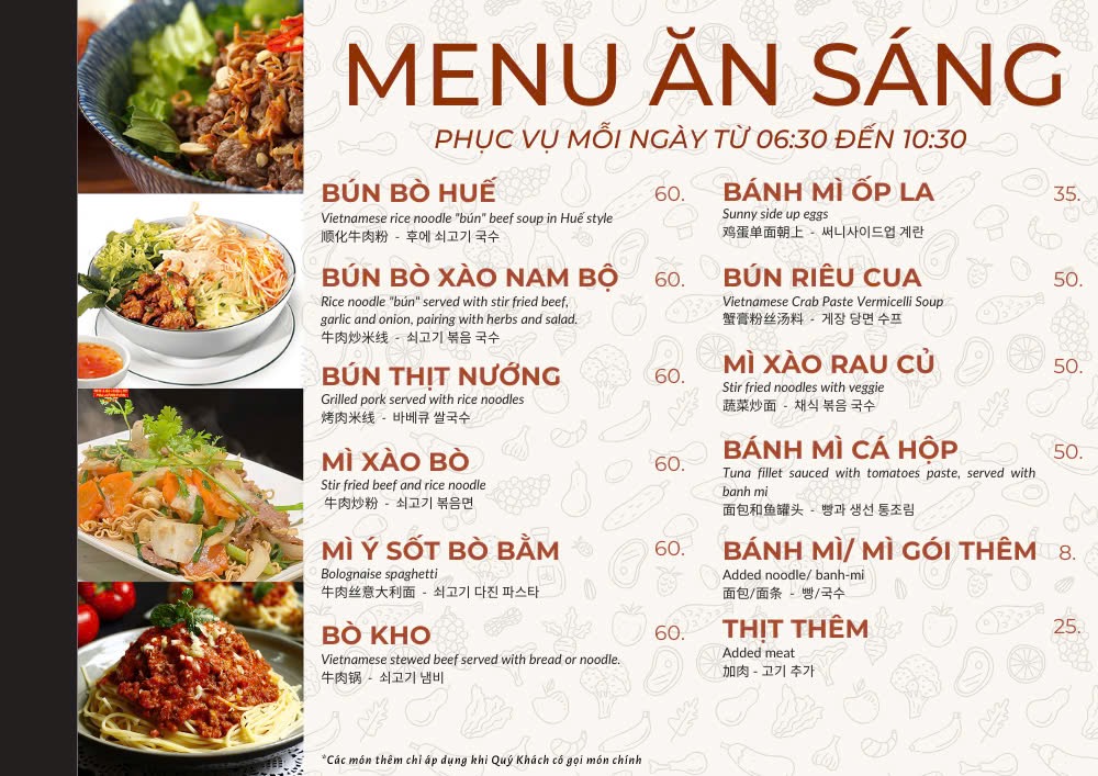 Menu Bonjour Café-1