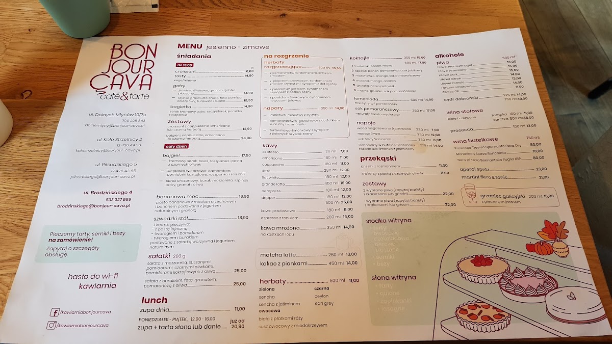 Menu Bonjour Cava-4