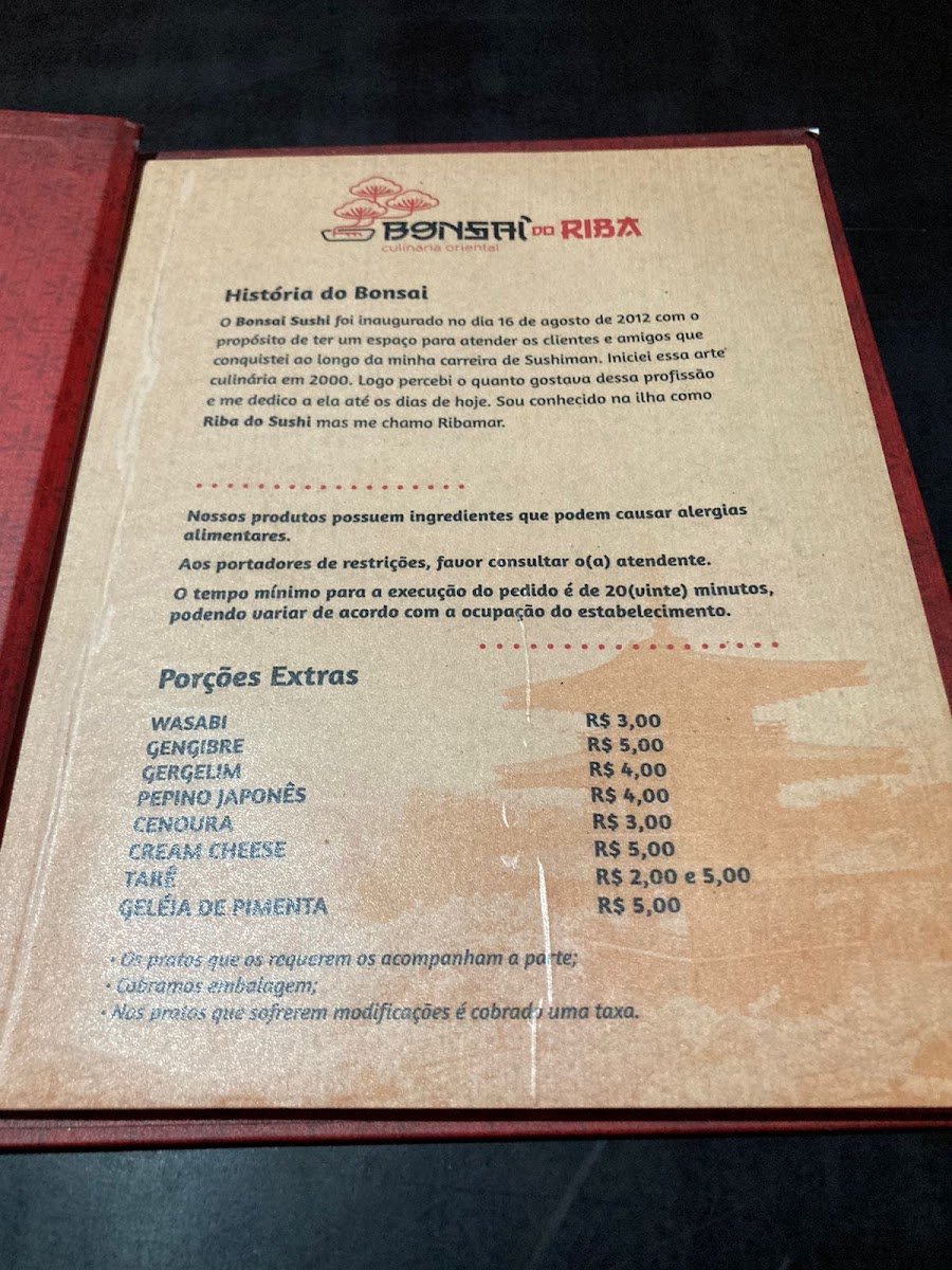 Menu Bonsai Do Riba-1