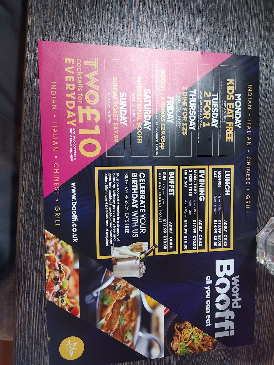 Menu Booffi World Buffet-6