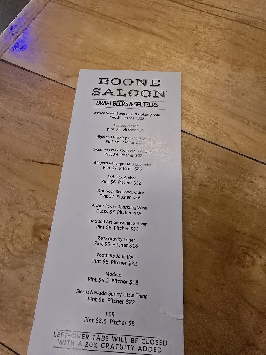Menu Boone Saloon-3