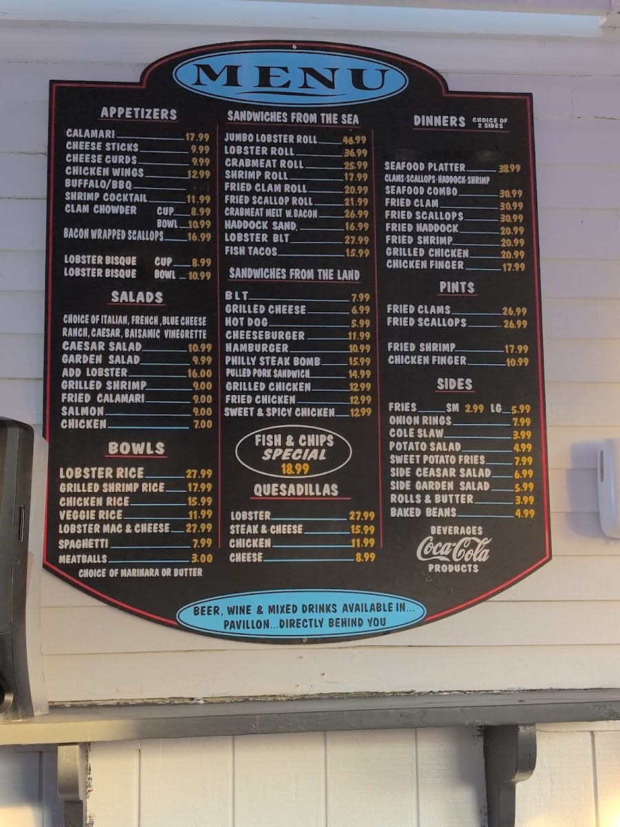 Menu Boothbay Lobster Wharf-2
