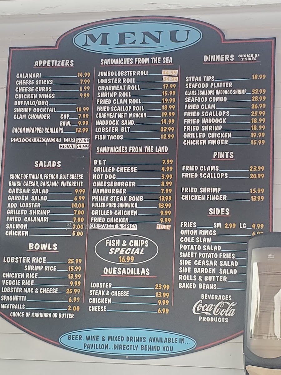 Menu Boothbay Lobster Wharf-4