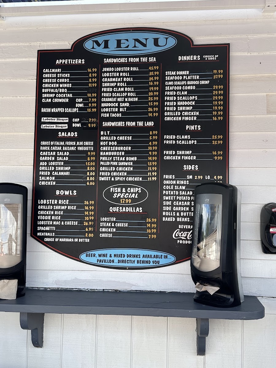 Menu Boothbay Lobster Wharf-5