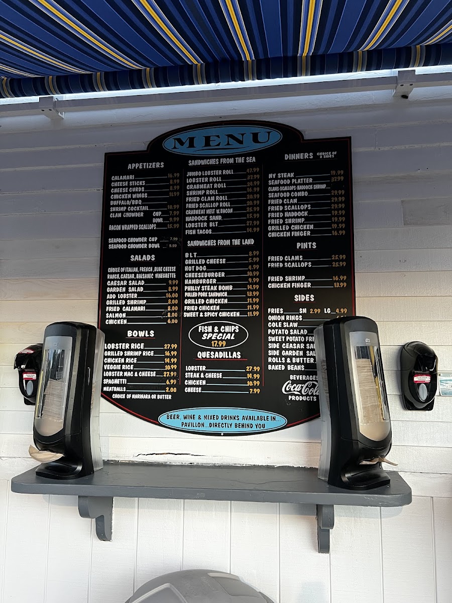 Menu Boothbay Lobster Wharf-7
