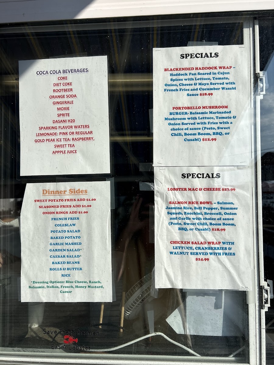 Menu Boothbay Lobster Wharf-8