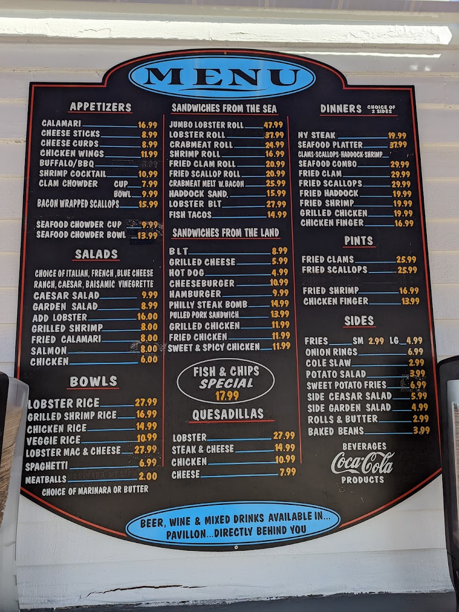 Menu Boothbay Lobster Wharf-9