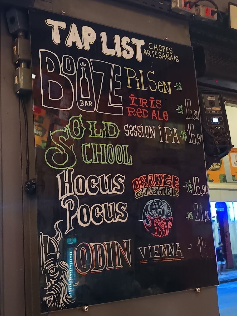Menu Booze Bar Lapa-2