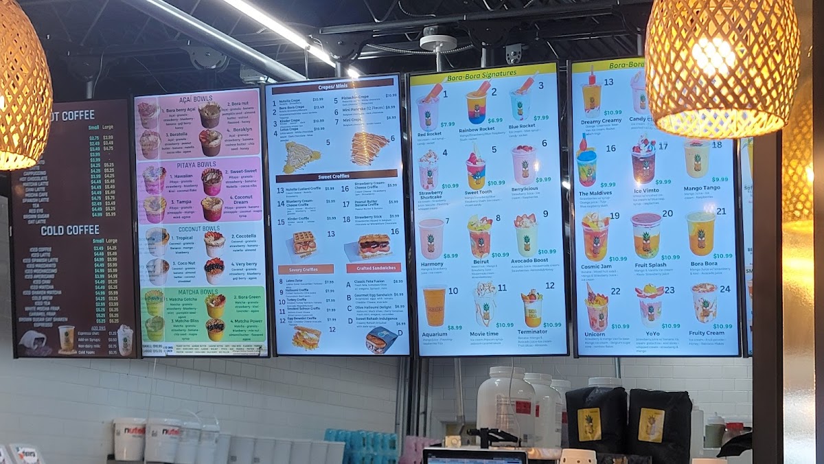 Menu Bora Bora Smoothie Cafe - Latham Albany-3