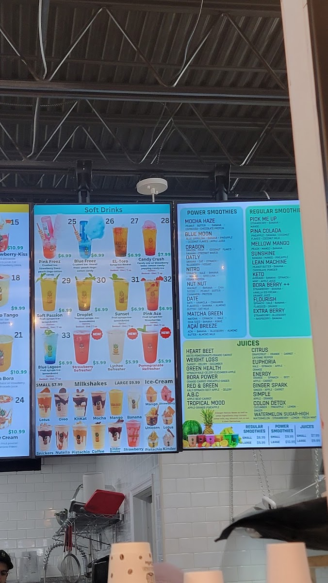 Menu Bora Bora Smoothie Cafe - Latham Albany-6