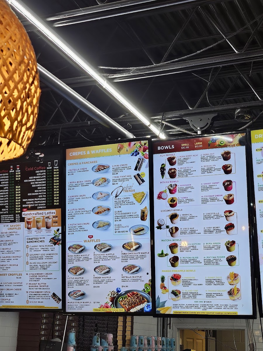 Menu Bora Bora Smoothie Cafe - Latham Albany-9