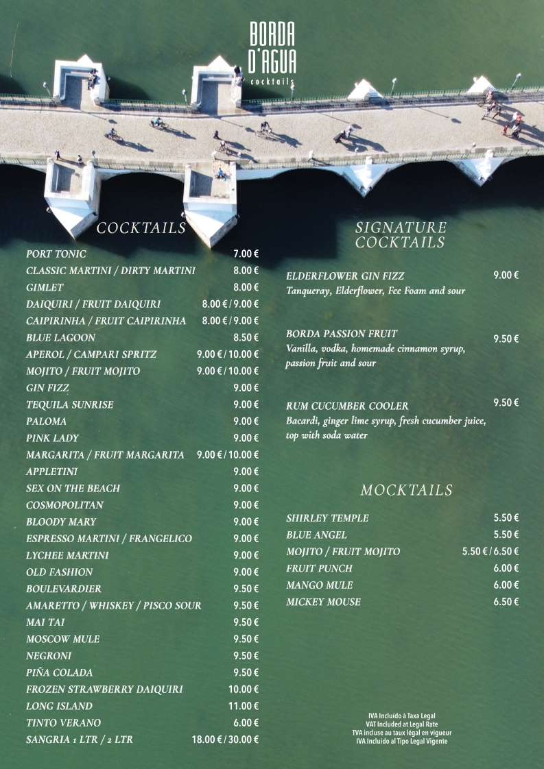 Menu Borda D’Agua Gastrobar-2