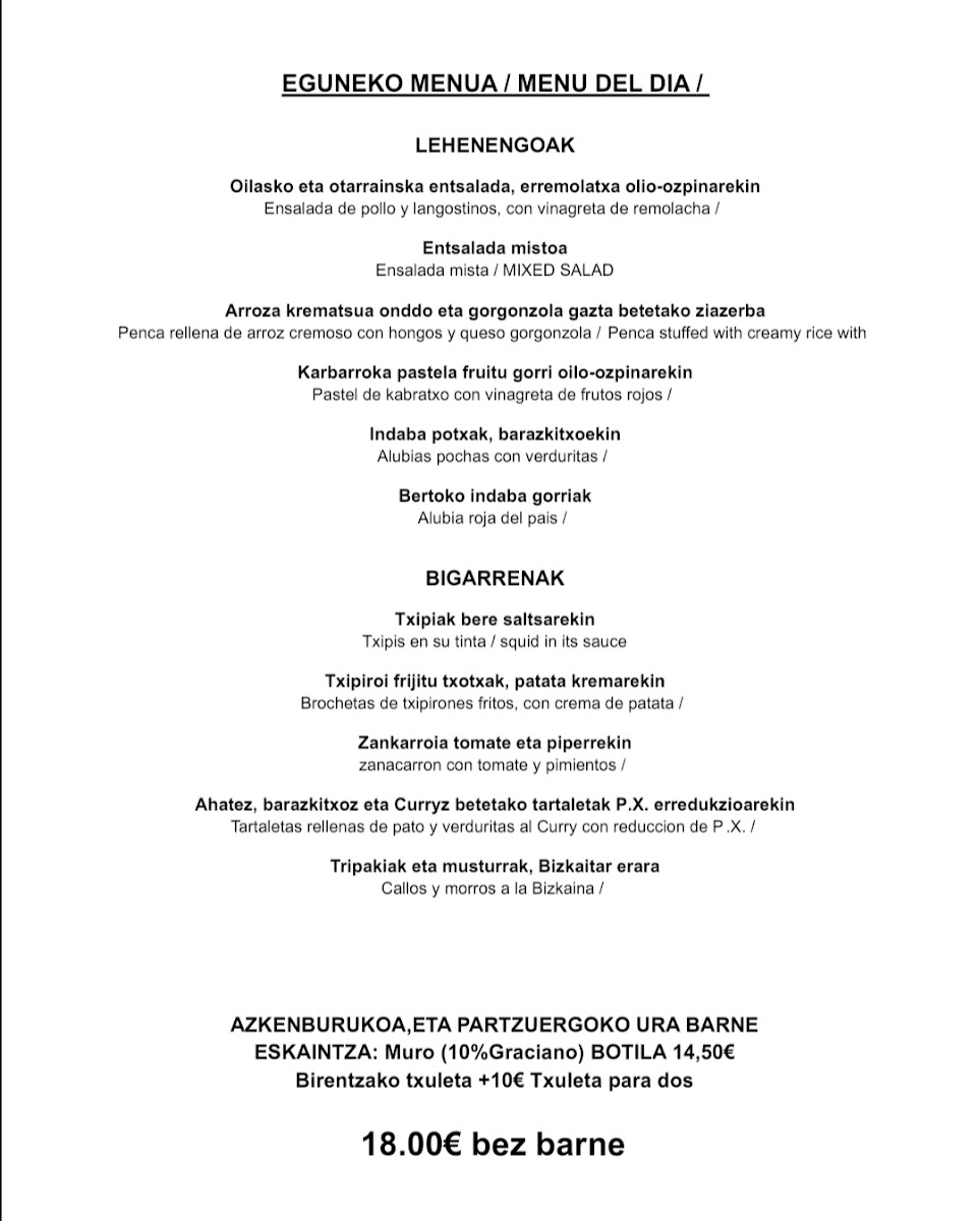 Menu Bordatxo Jatetxea-5