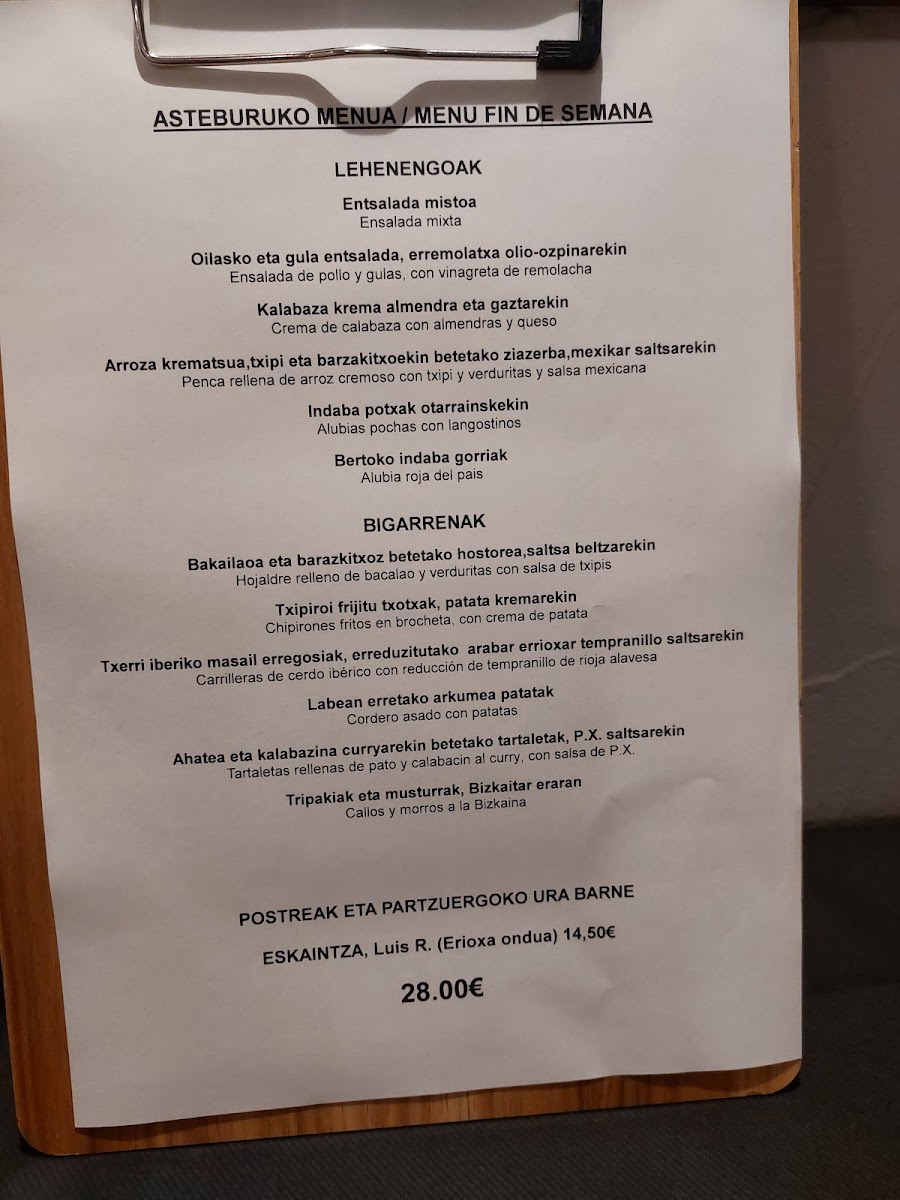 Menu Bordatxo Jatetxea-7