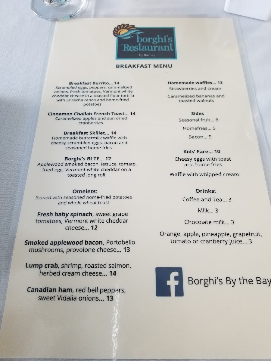 Menu Borghi's By The Bay-2