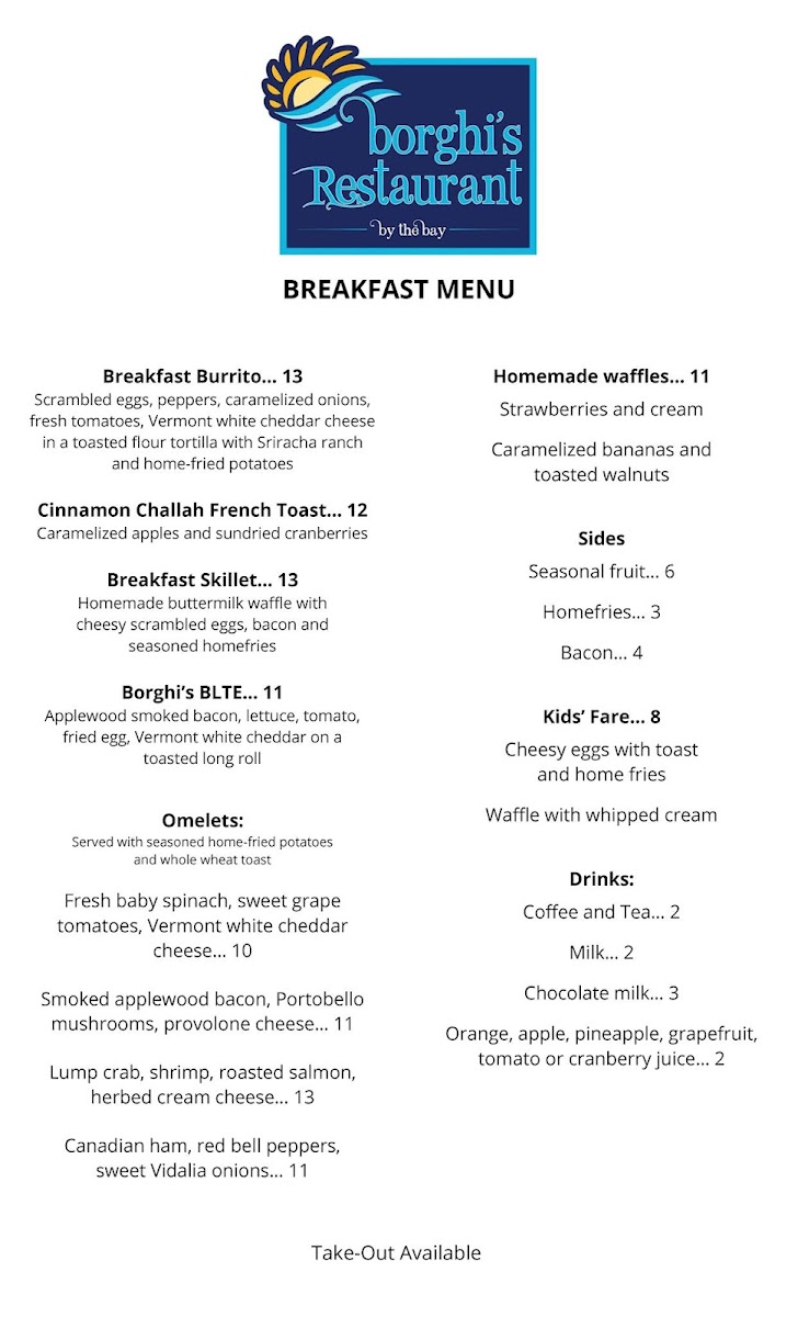 Menu Borghi's By The Bay-3