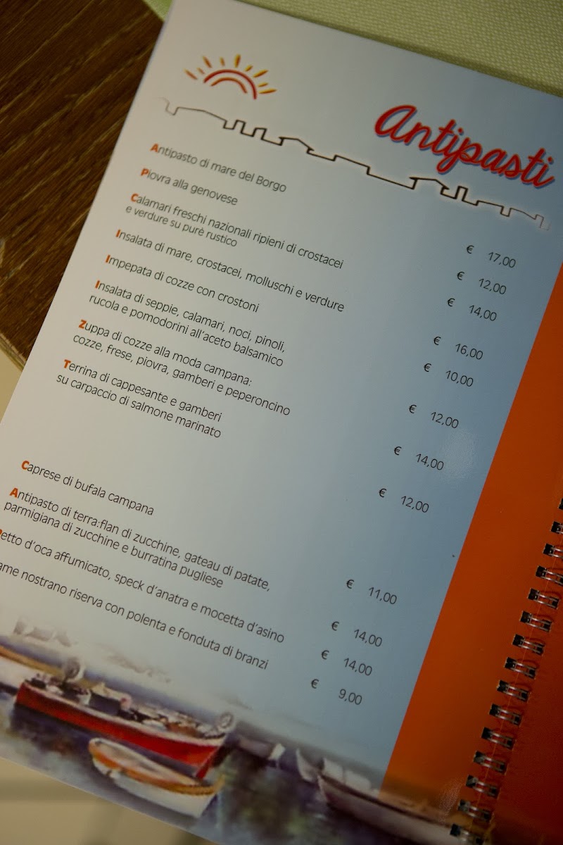 Menu Borgo Marinaro - Ristorante Di Pesce - Pizzeria-7