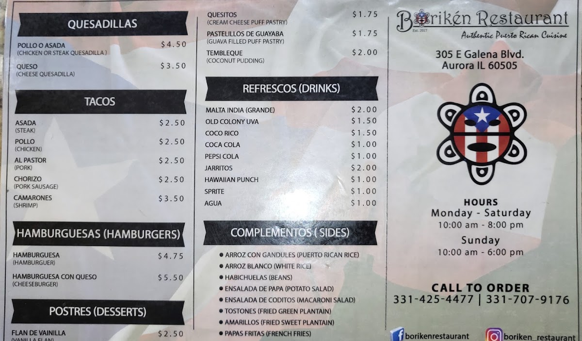 Menu Borikén Restaurant-10