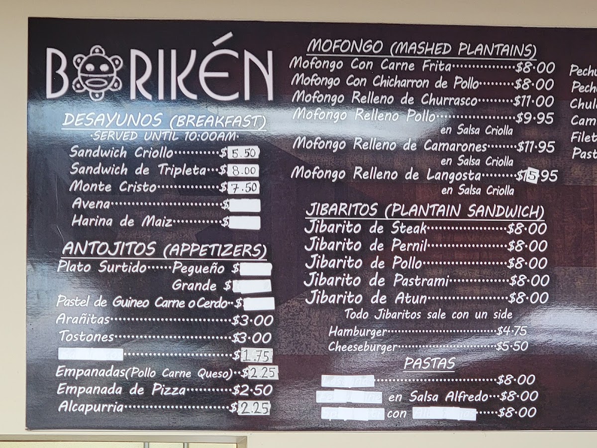 Menu Borikén Restaurant-9