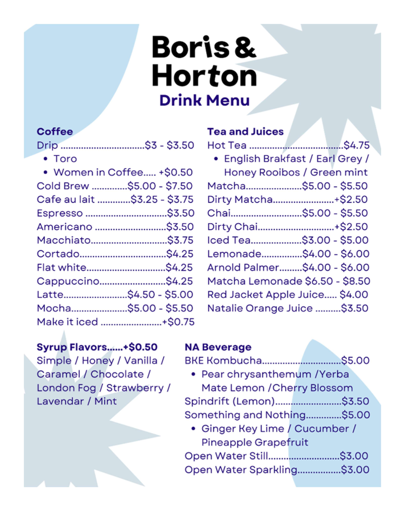 Menu Boris & Horton-1