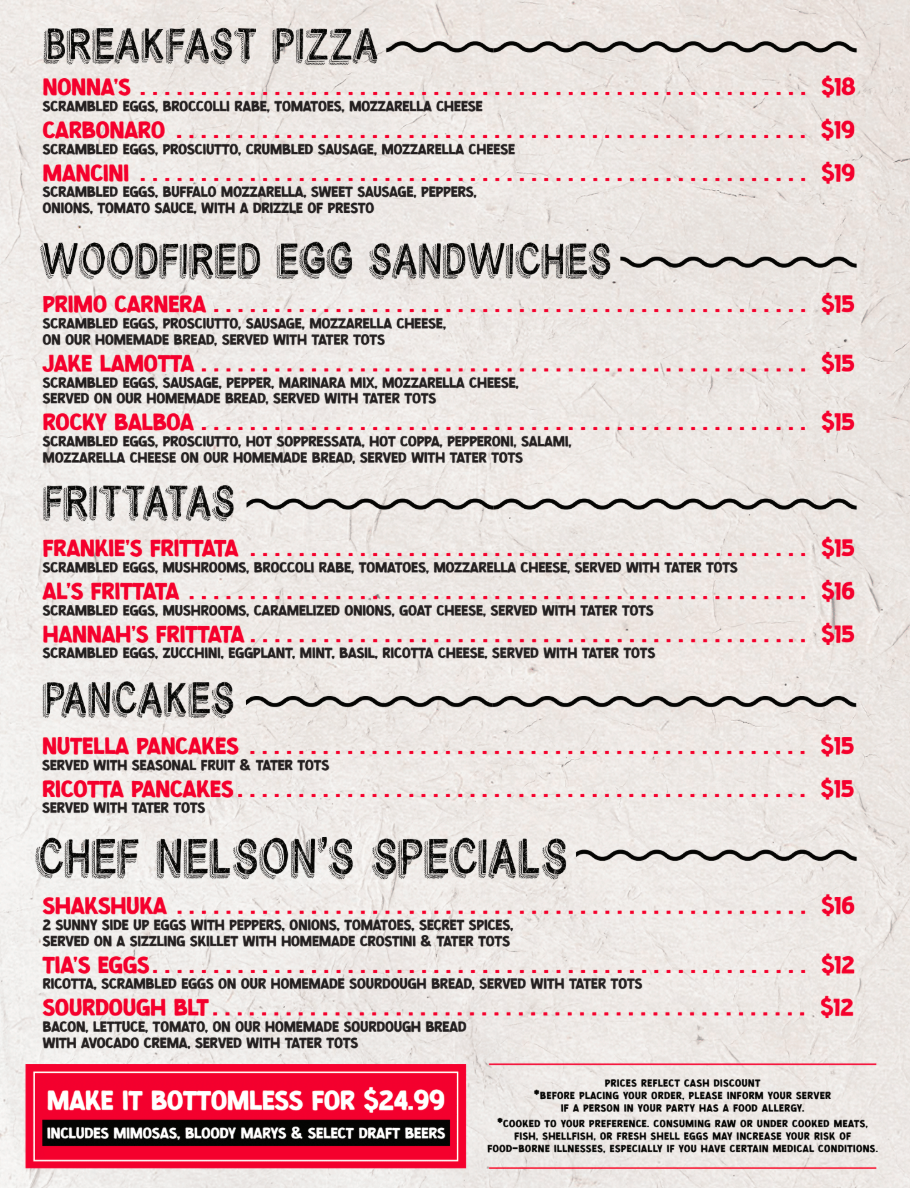 Menu Borrelli's Taproom-1