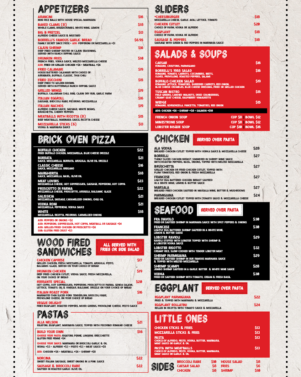 Menu Borrelli's Taproom-2