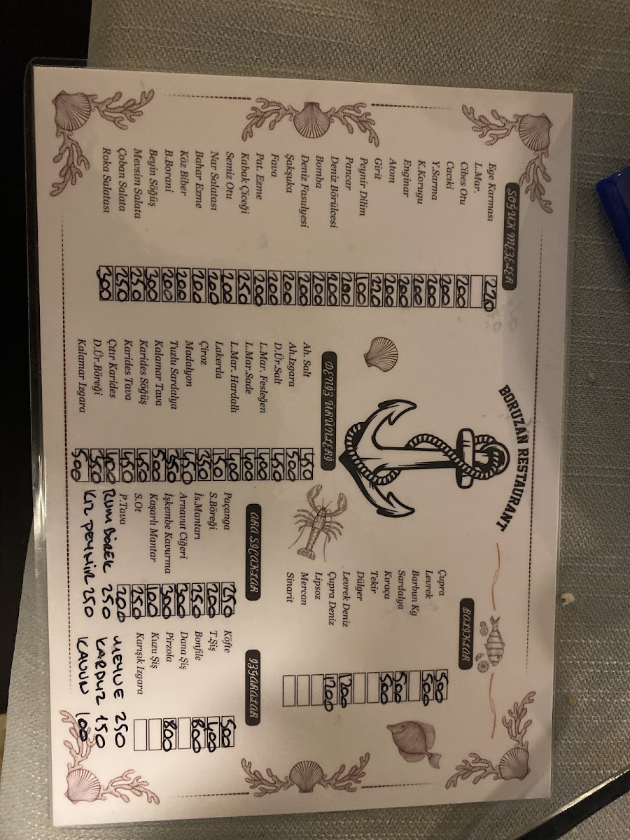 Menu Boruzan Restaurant-2