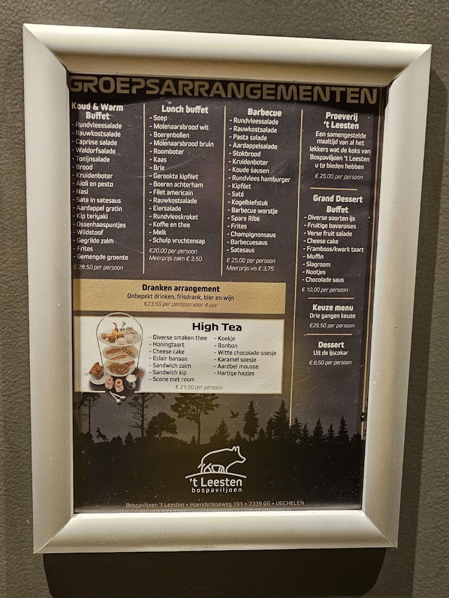 Menu Bospaviljoen 't Leesten-6