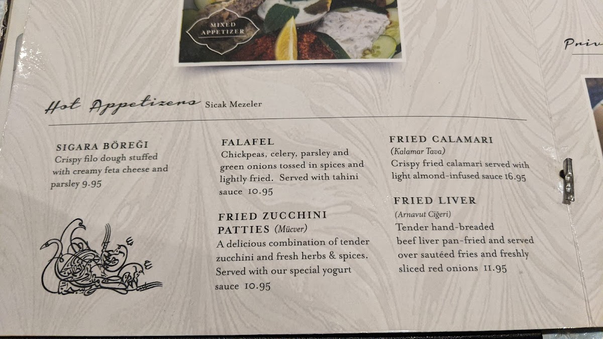 Menu Bosphorous Turkish Cuisine - Dr. Phillips-3