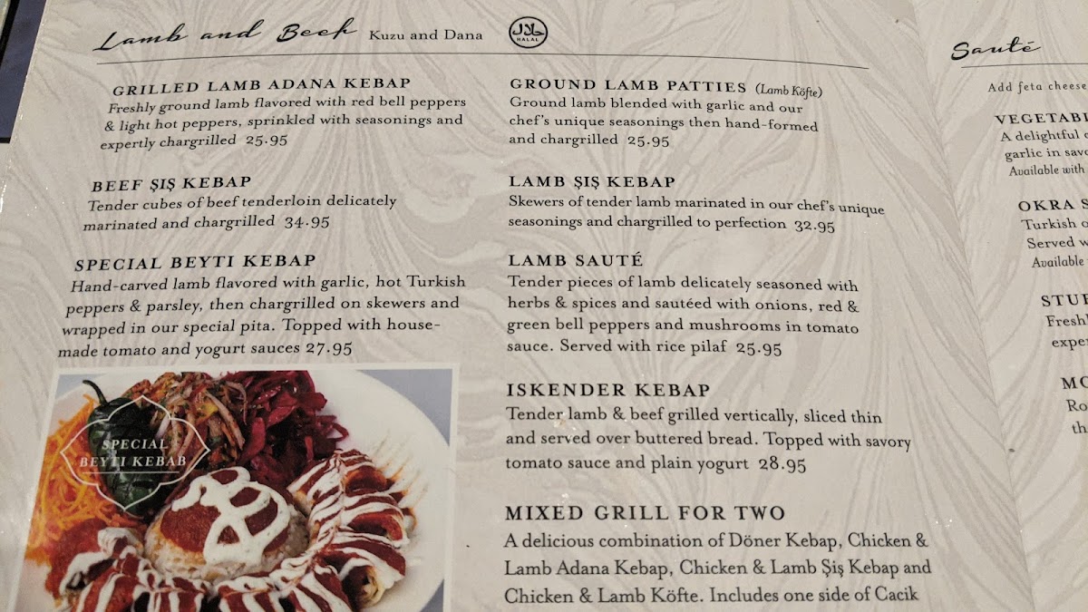 Menu Bosphorous Turkish Cuisine - Dr. Phillips-7