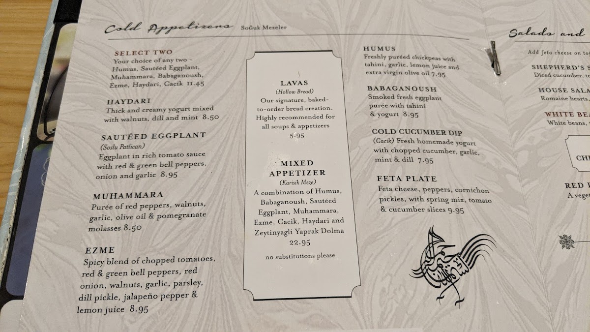 Menu Bosphorous Turkish Cuisine - Dr. Phillips-8
