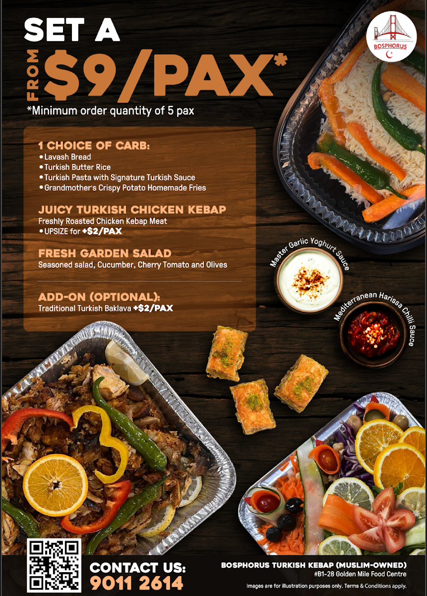 Menu Bosphorus Turkish Kebab - Golden Mile Food Centre-2