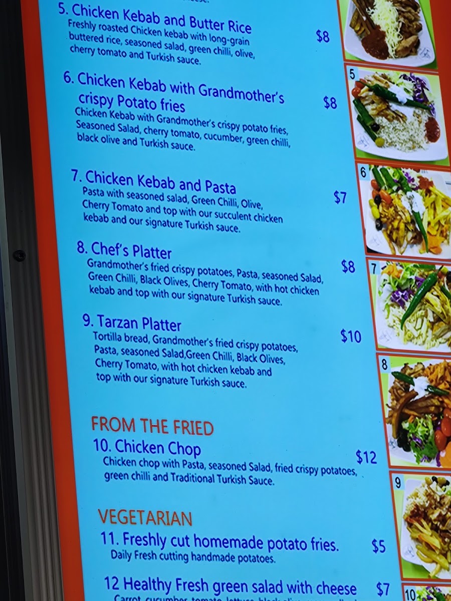 Menu Bosphorus Turkish Kebab - Golden Mile Food Centre-6