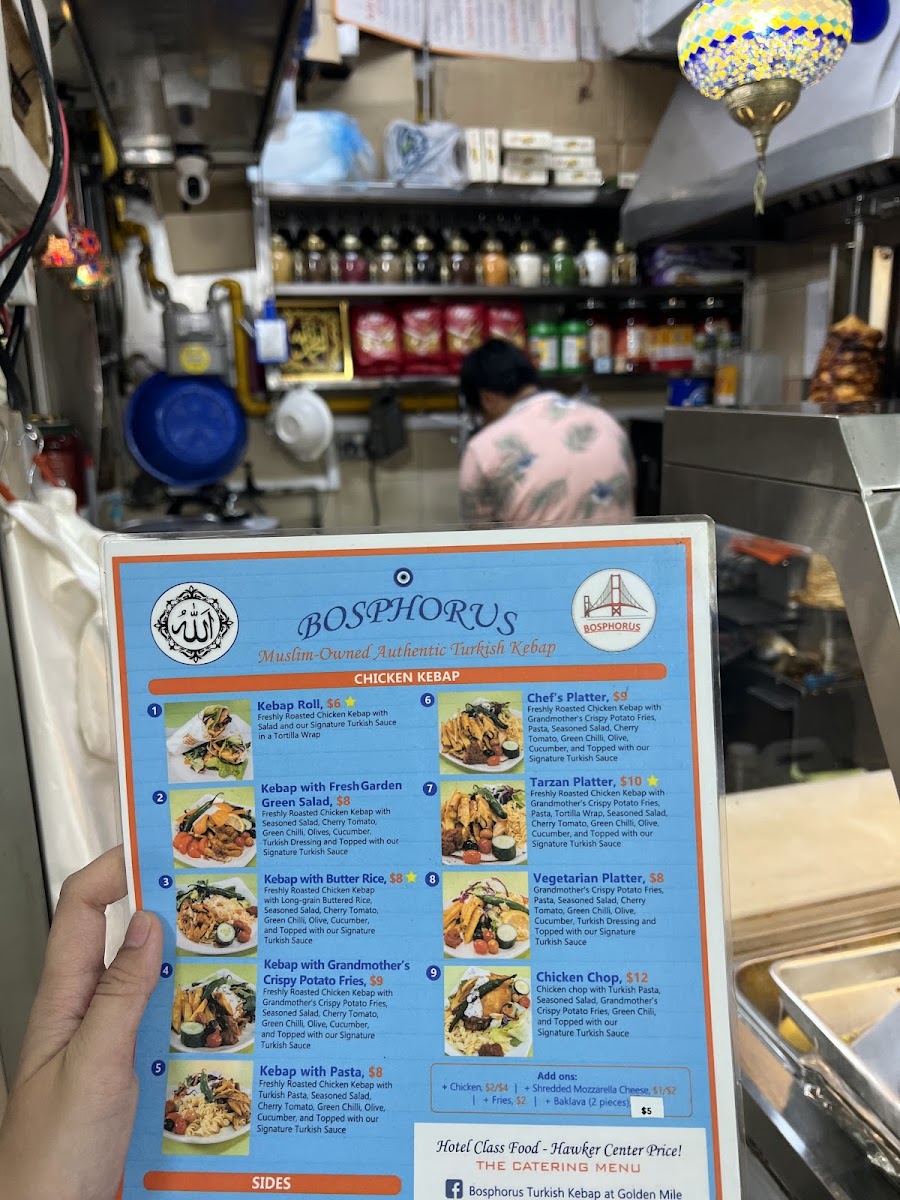 Menu Bosphorus Turkish Kebab - Golden Mile Food Centre-9