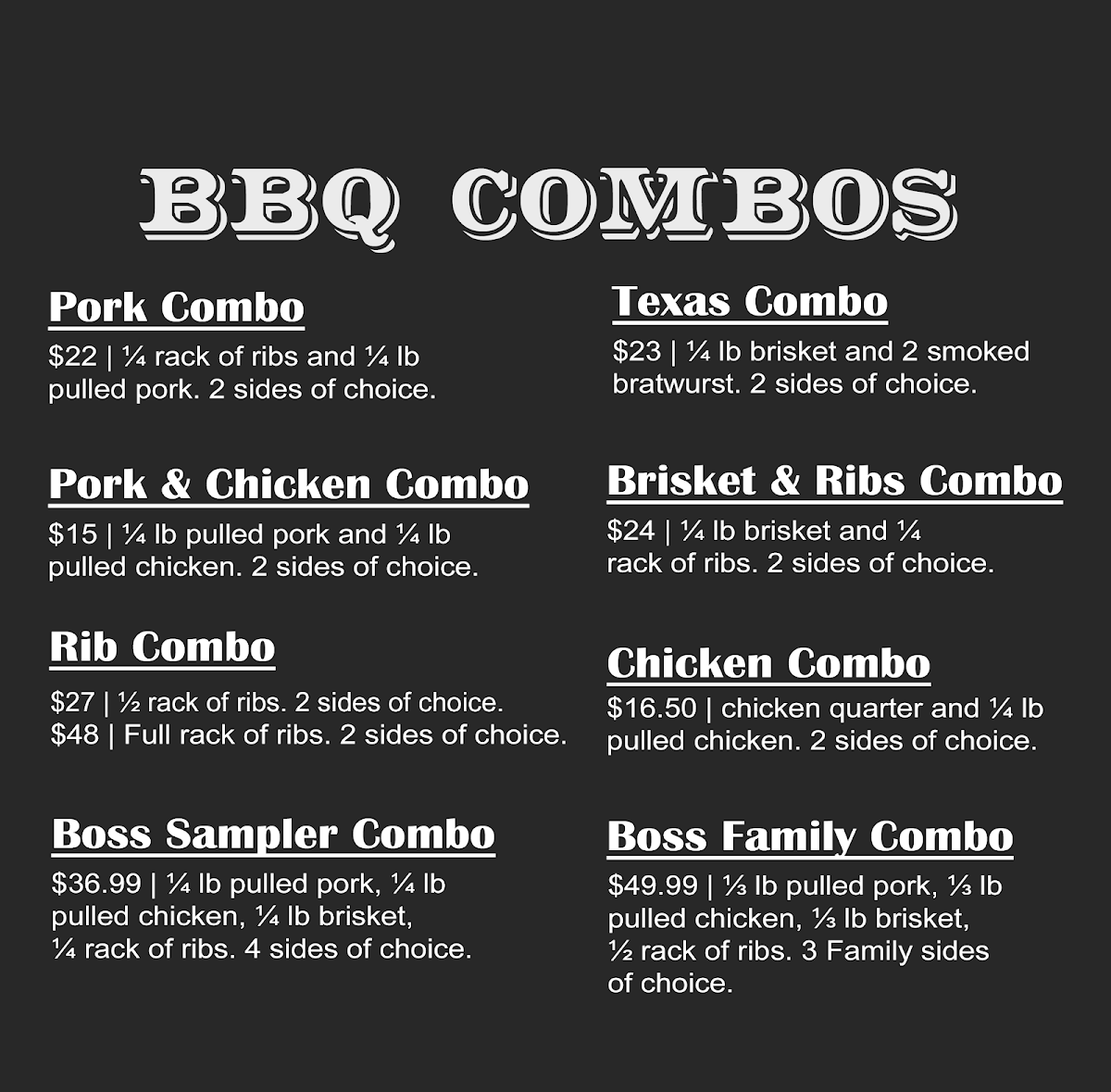 Menu Boss Hog Barbecue-1