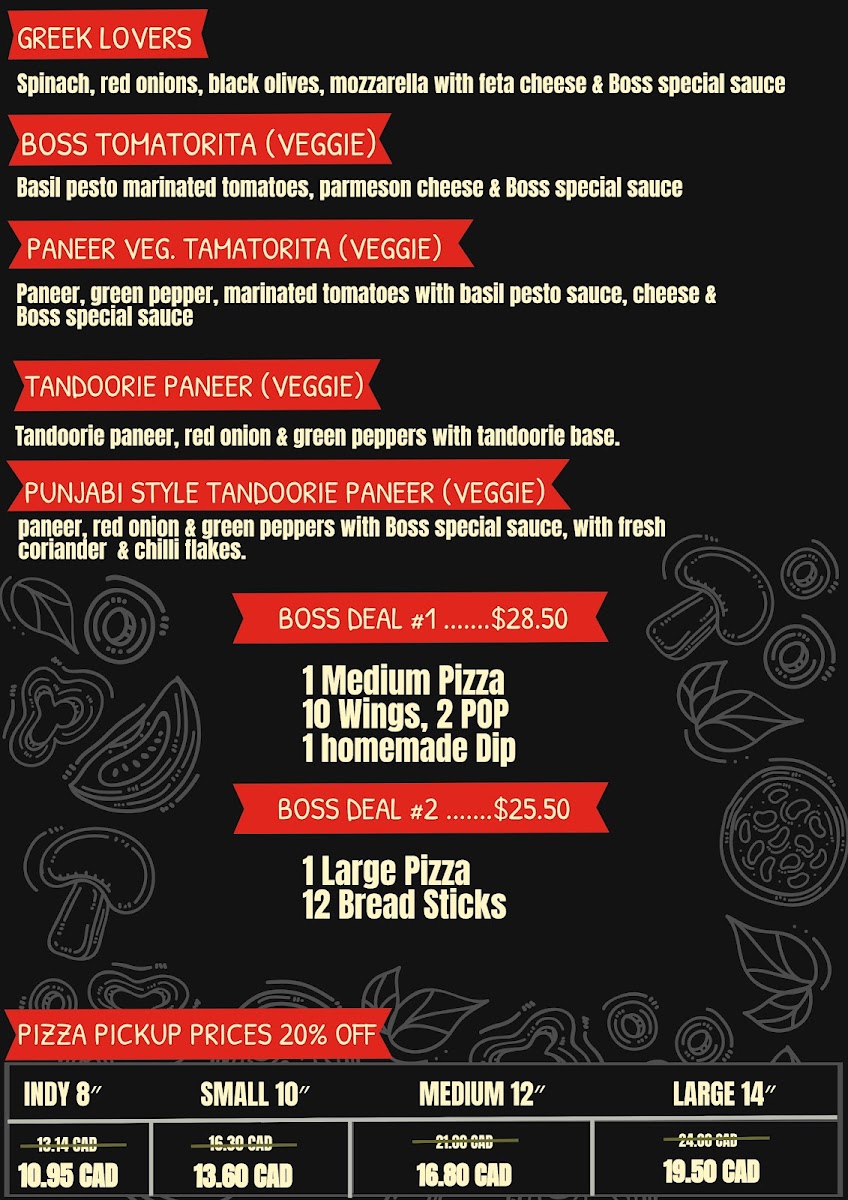 Menu Boss Pizza & Bar-3