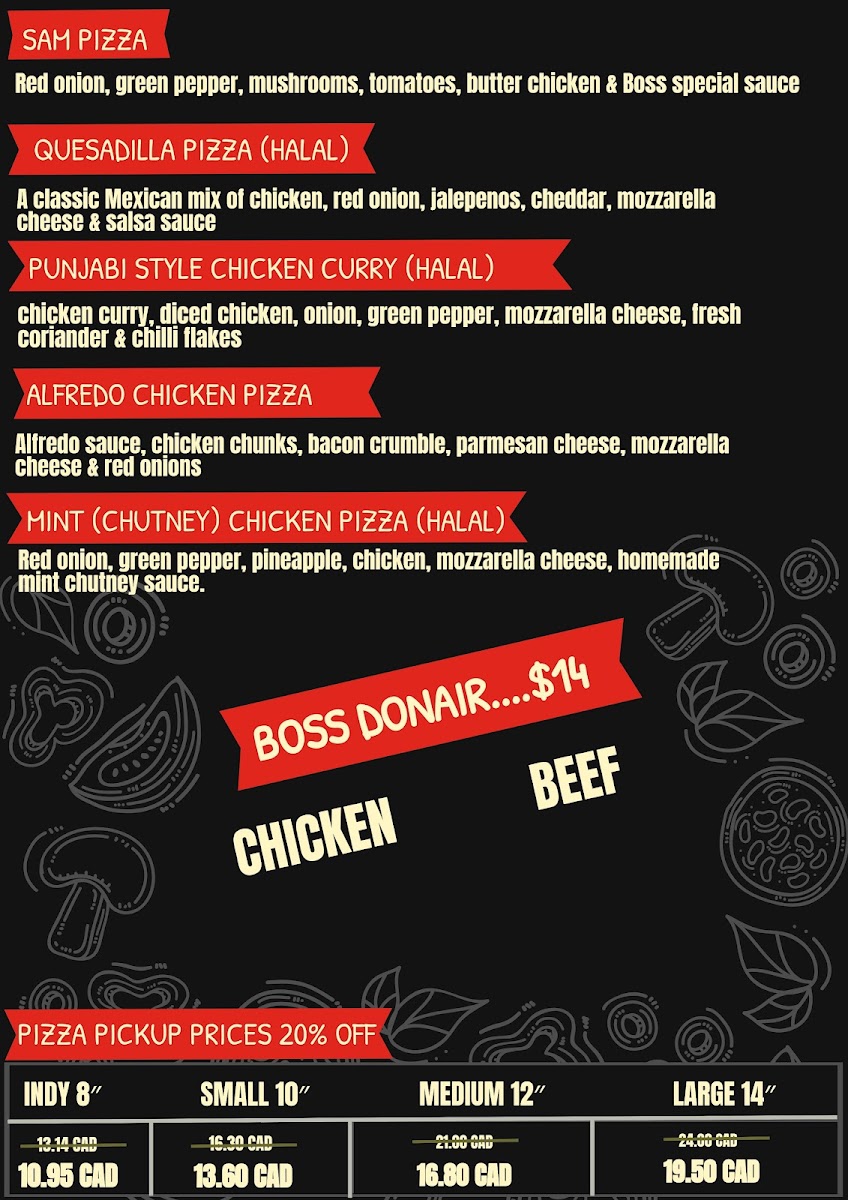 Menu Boss Pizza & Bar-4