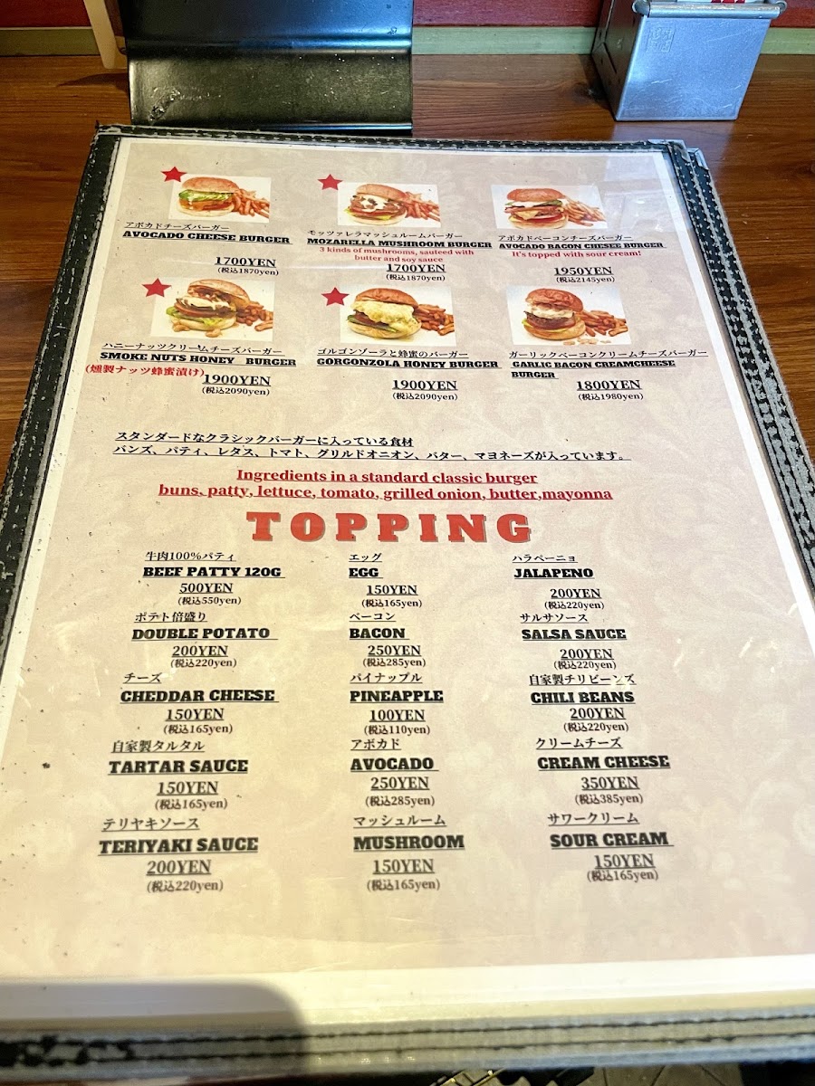 Menu Bossa Burger-1