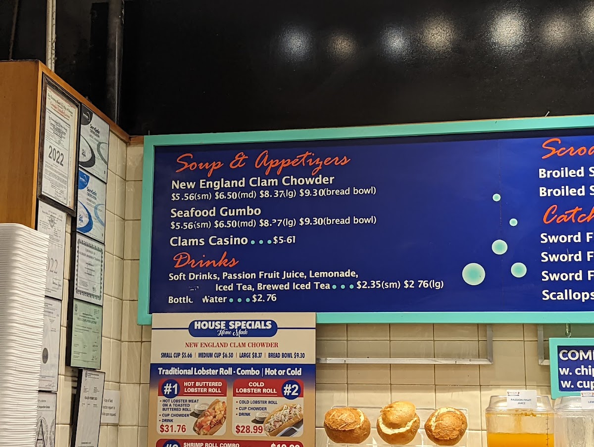 Menu Boston & Maine Fish Co-10