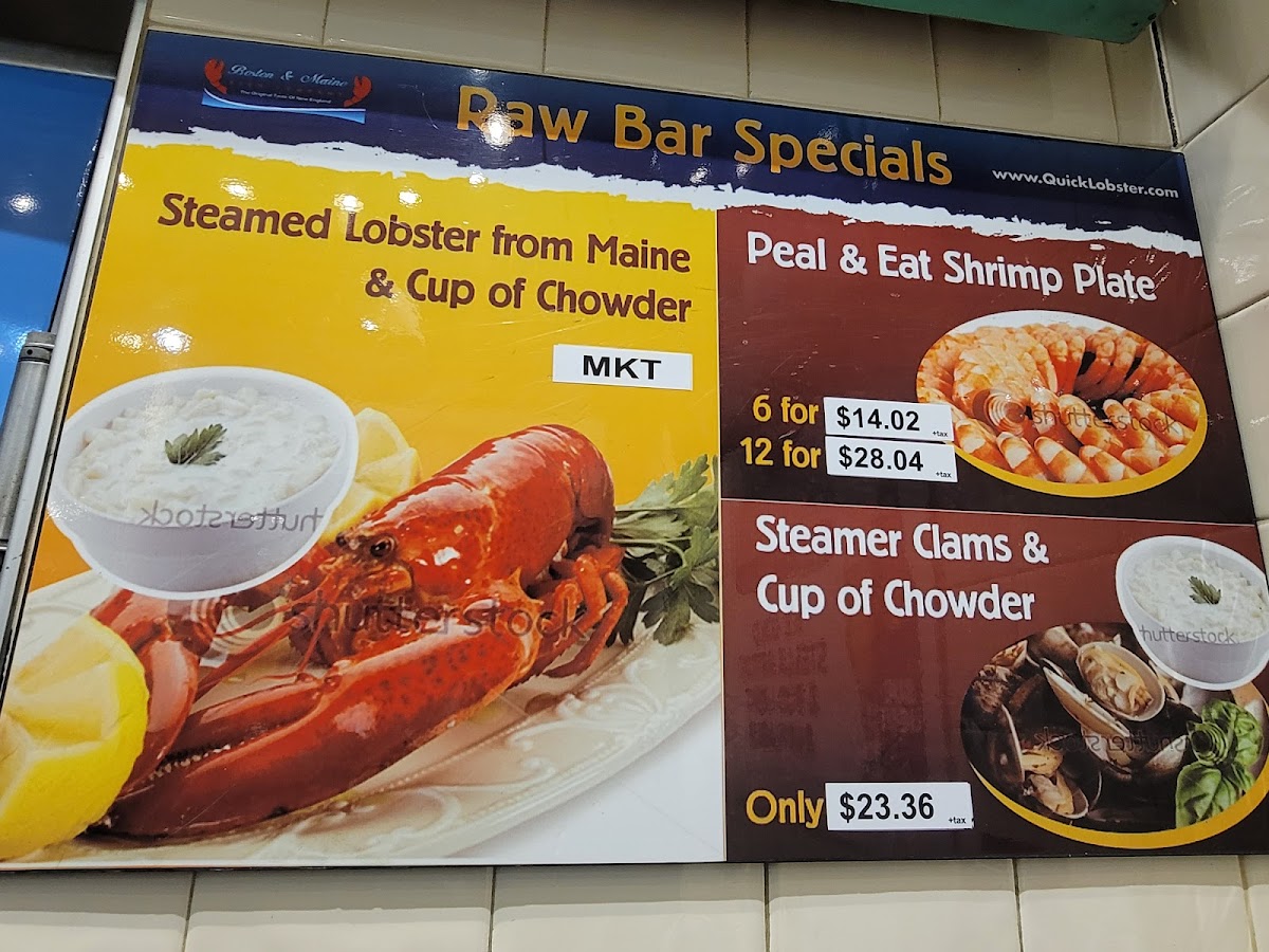 Menu Boston & Maine Fish Co-5