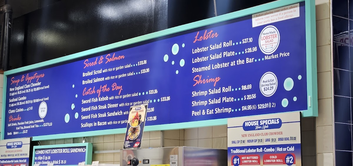Menu Boston & Maine Fish Co-8
