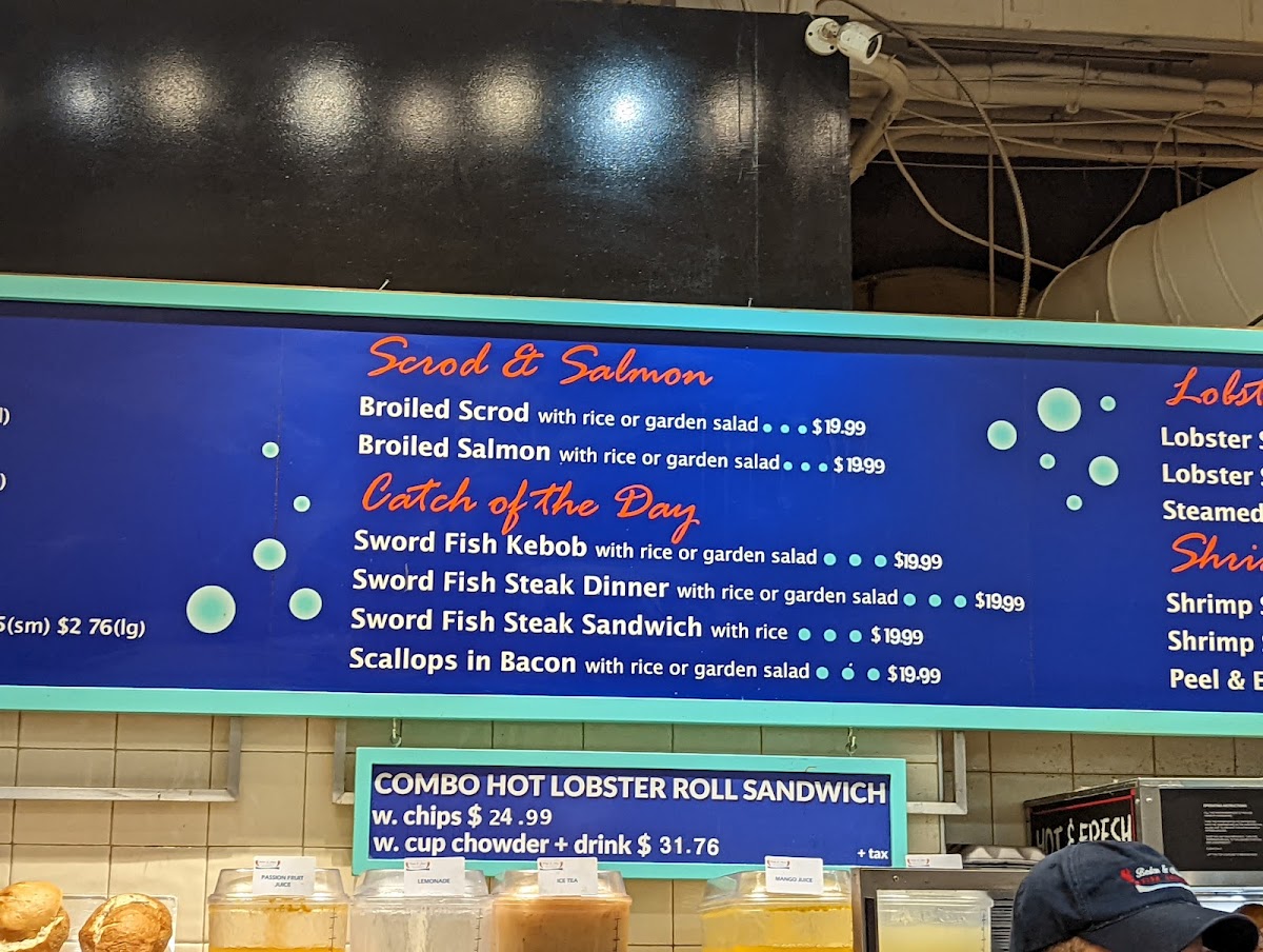 Menu Boston & Maine Fish Co-9