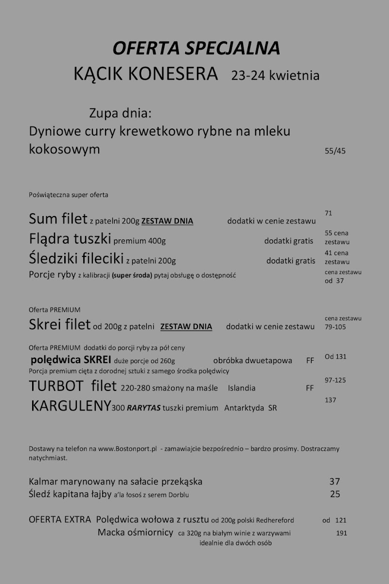 Menu Boston Port-2