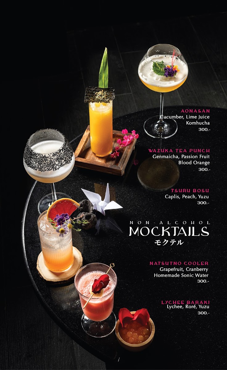 Menu Bosu Japanese Restaurant & Bar | Phuket-1
