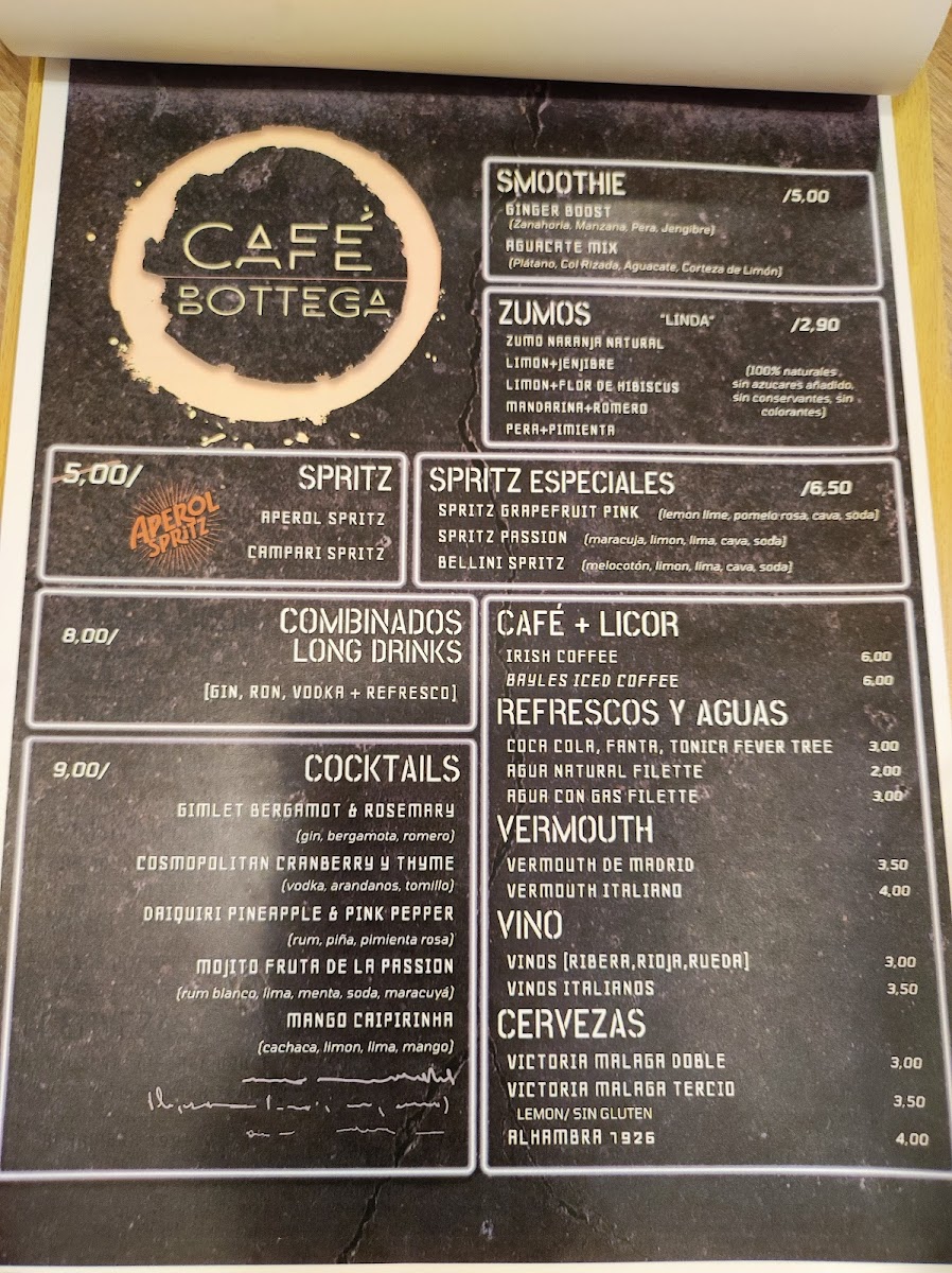 Menu Bottega Cafè-10