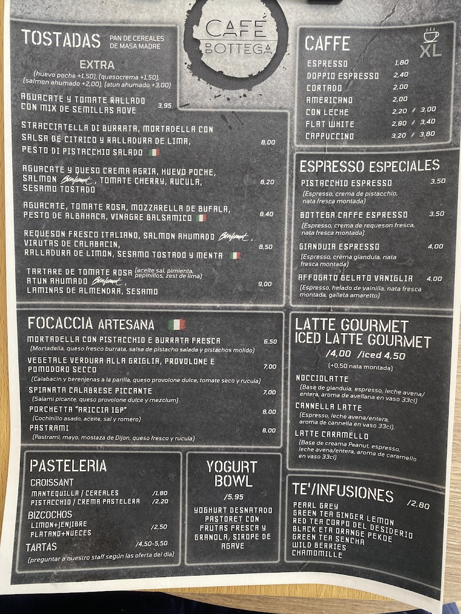 Menu Bottega Cafè-5