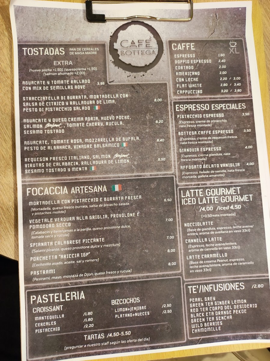 Menu Bottega Cafè-8